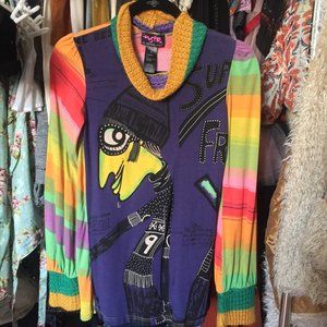 Colorful Funky Blouse (CLOSET REOPENING IN JUNE)